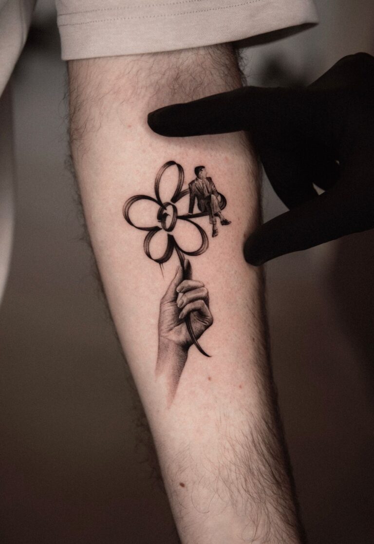 Abstract tattoo design