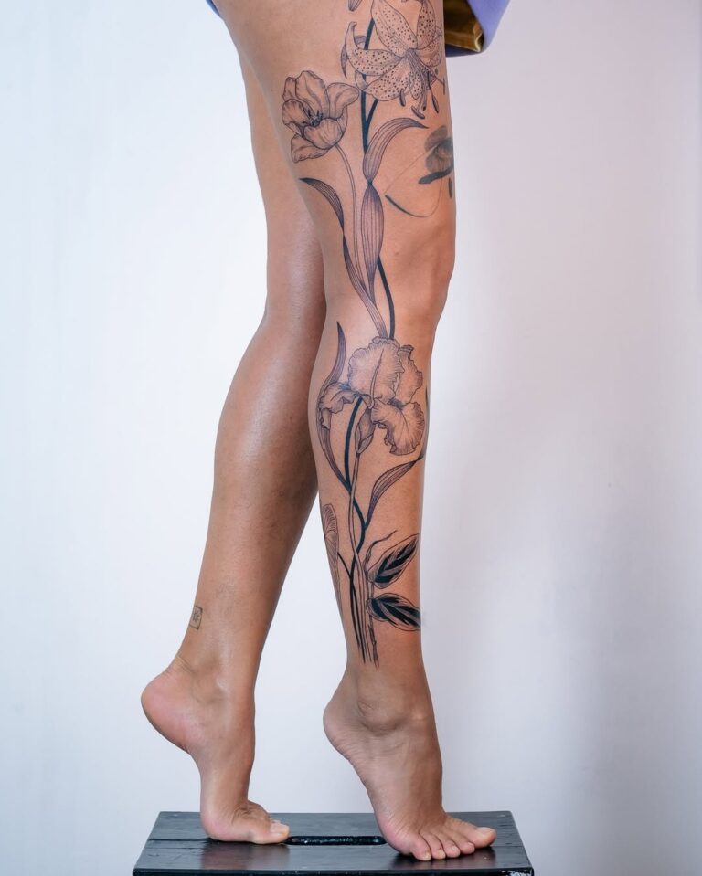 Delicate tattoo design